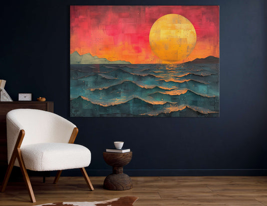 Sunset Seascape Wall Art 